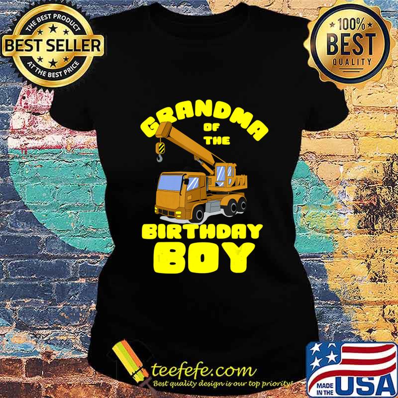 Cool Unique Grandma Of The Birthday Boy Gift T-Shirt Ladies tee Cool Unique Grandma Of The Birthday Boy Gift T-Shirt Ladies tee
