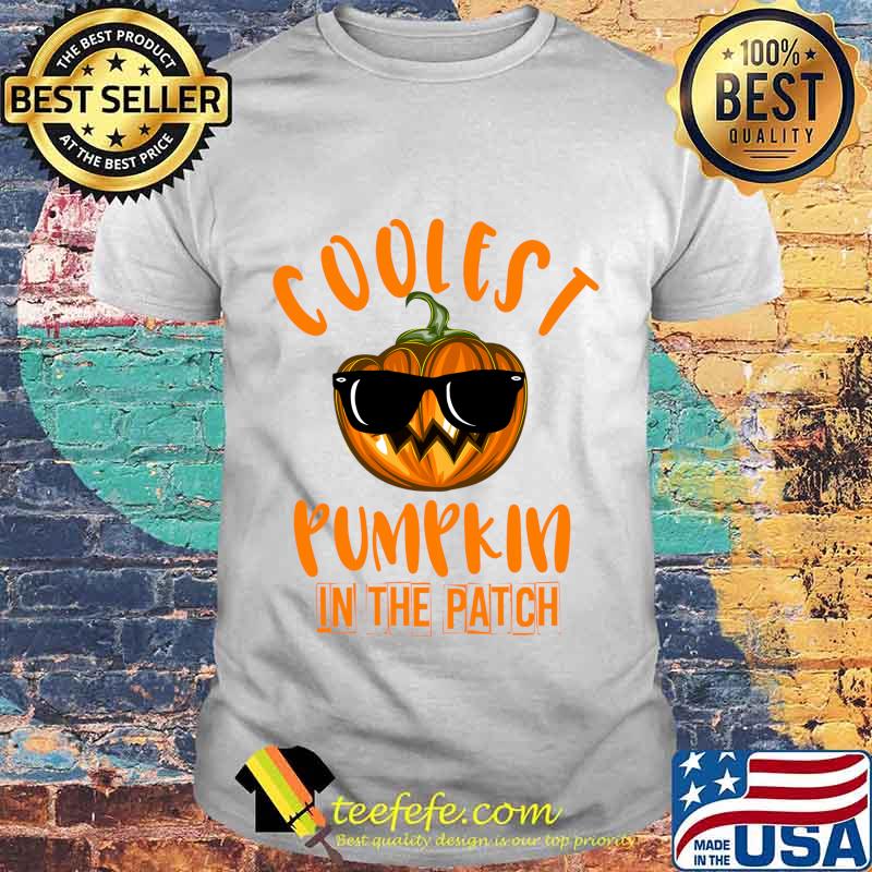 Coolest Pumpkin In The Patch Cute Halloween Costume Shirt