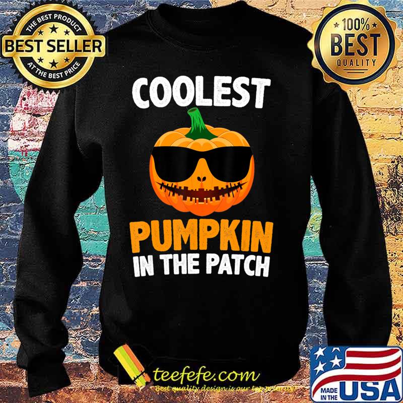 Coolest Pumpkin In The Patch Pumpkin Girls & boys Halloween T-Shirt Sweater Coolest Pumpkin In The Patch Pumpkin Girls & boys Halloween T-Shirt Sweater