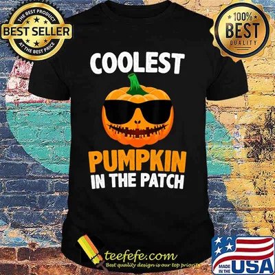 Coolest Pumpkin In The Patch Pumpkin Girls & boys Halloween T-Shirt