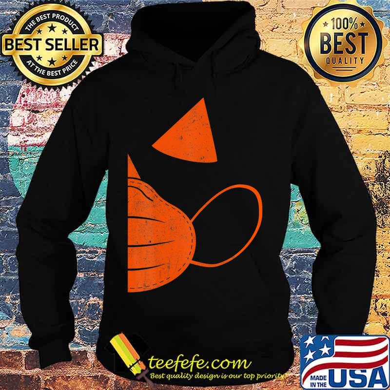 Couple Halloween Pumpkin wearing mask Costume Gift T-Shirt Hoodie Couple Halloween Pumpkin wearing mask Costume Gift T-Shirt Hoodie
