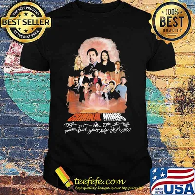 Criminal minds characters signatures shirt