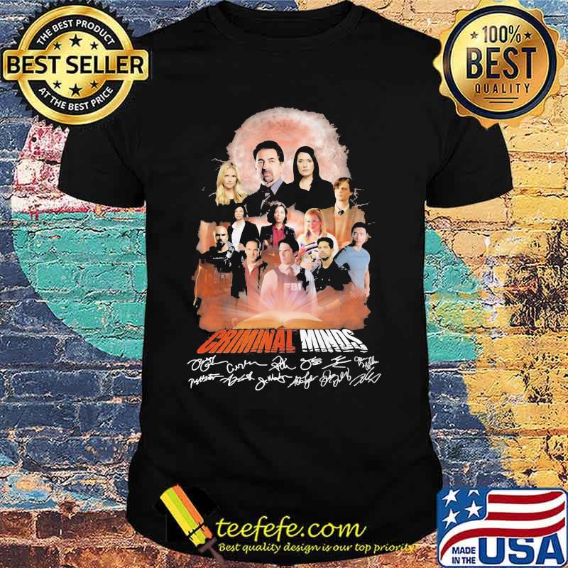 Criminal minds characters signatures shirt Criminal minds characters signatures shirt