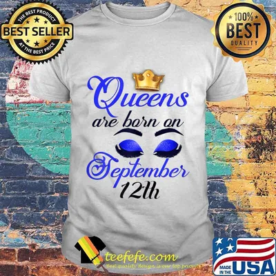 Cute Birthday Queens are Born on September 12th Virgo Girl T-Shirt