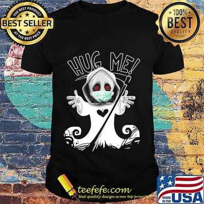 Cute Grim Reaper with Mask - Halloween T-Shirt