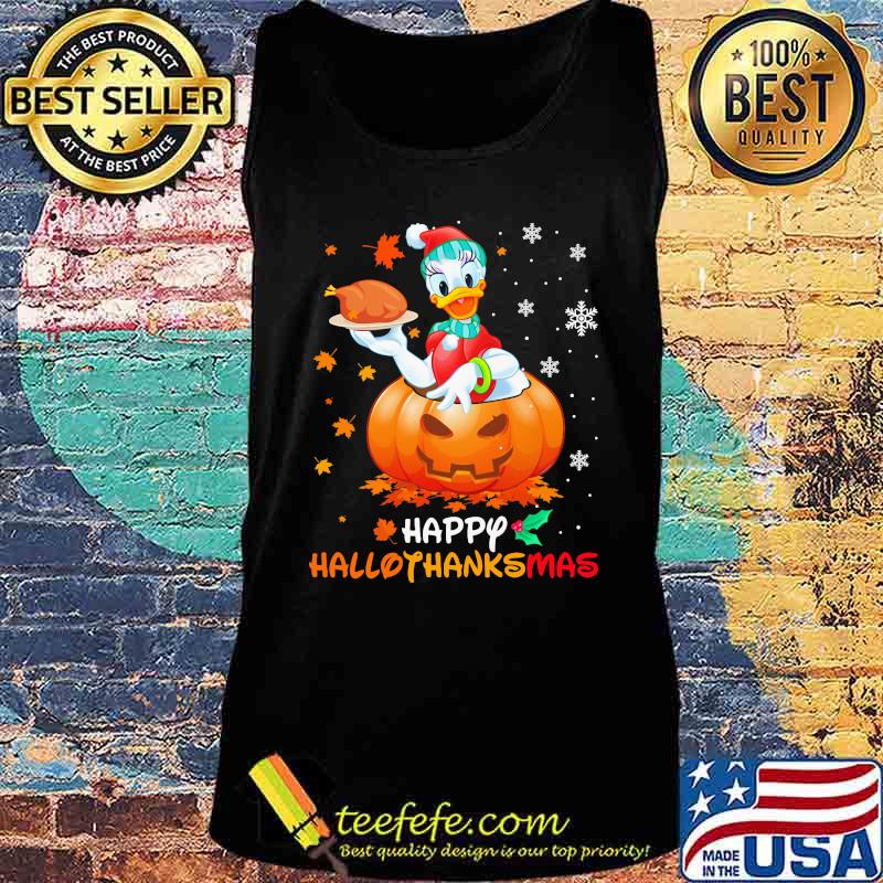 Daisy duck happy hallothanksmas halloween thanksgiving christmas s Tank top Daisy duck happy hallothanksmas halloween thanksgiving christmas s Tank top