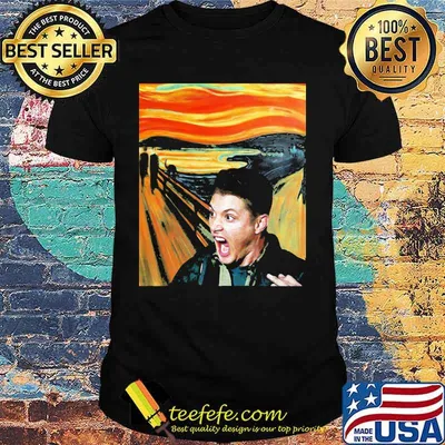 Dean winchester the scream art shirt
