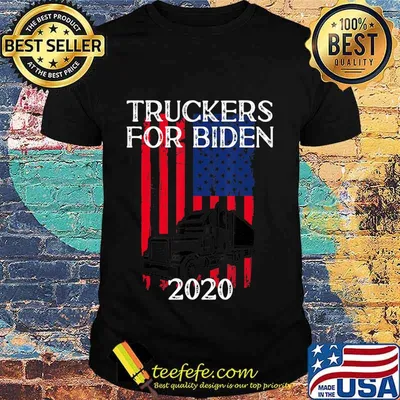 Democrat Vote American Truckers Support Biden November 2020 T-Shirt