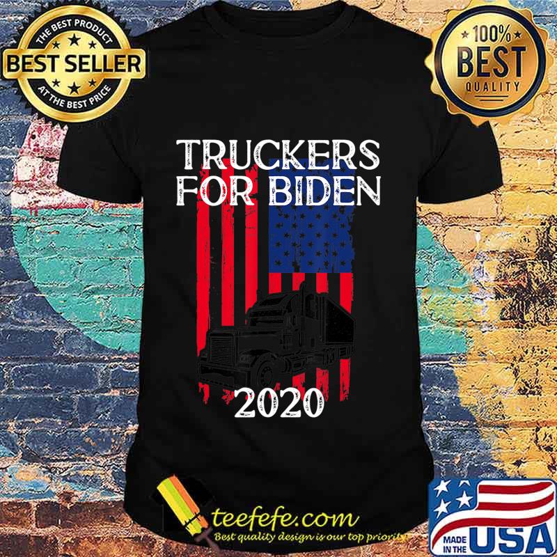 Democrat Vote American Truckers Support Biden November 2020 T-Shirt