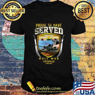 Desert Storm Gulf War Veteran 1990-1991 T-Shirt