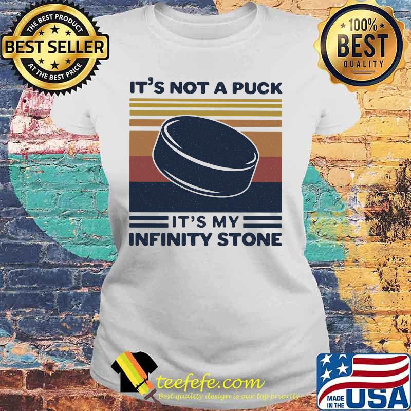 Disc golf it's not a puck it's infinity stone vintage retro s Laides tee Disc golf it's not a puck it's infinity stone vintage retro s Laides tee