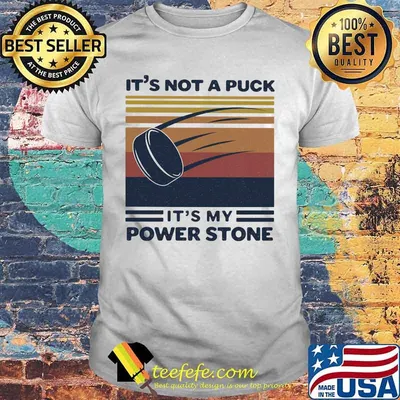 Disc golf it's not a puck it's power stone vintage retro shirt