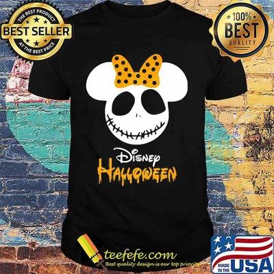 Disney halloween minnie mouse jack skellington shirt