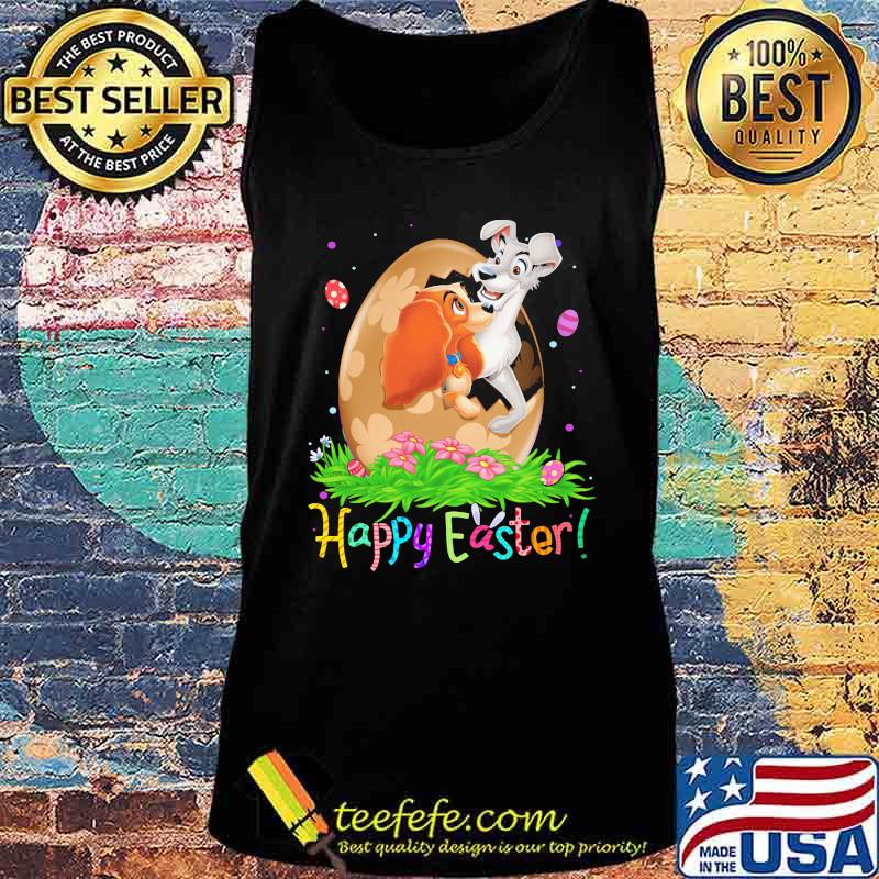 Disney lady and the tramp happy easter flower s Tank top Disney lady and the tramp happy easter flower s Tank top