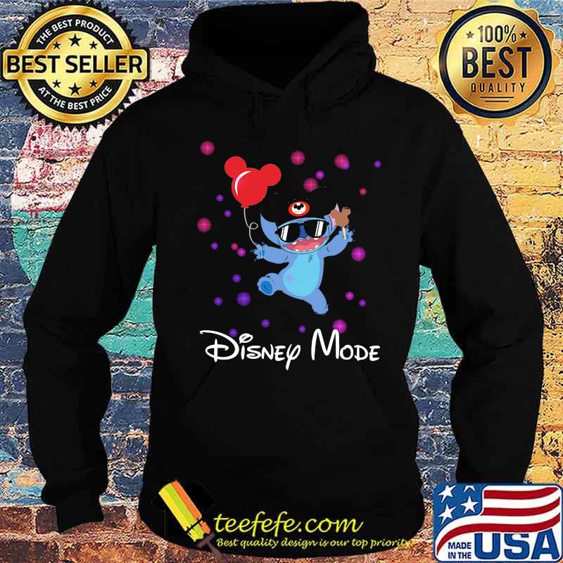 Disney mode stitch holding balloon mickey mouse s Hoodie Disney mode stitch holding balloon mickey mouse s Hoodie