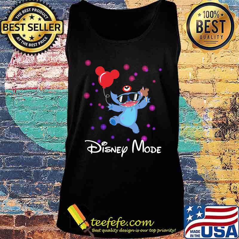 Disney mode stitch holding balloon mickey mouse s Tank top Disney mode stitch holding balloon mickey mouse s Tank top