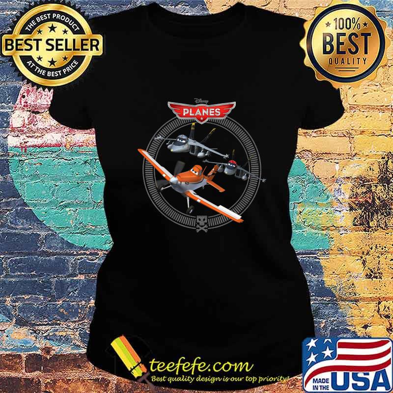 Disney Planes Dusty Crophopper with Bravo and Echo T-Shirt Ladies tee Disney Planes Dusty Crophopper with Bravo and Echo T-Shirt Ladies tee