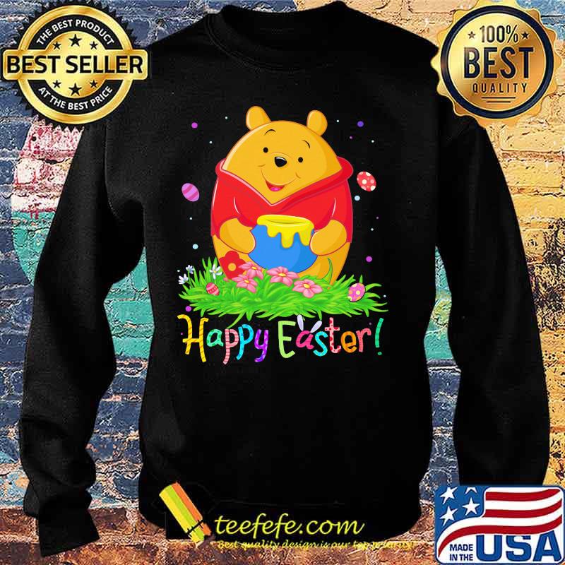Disney pooh happy easter flower s Sweater Disney pooh happy easter flower s Sweater