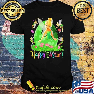 Disney tinkerbell happy easter flower shirt