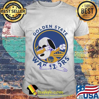 Dog golden state warriors logo shirt