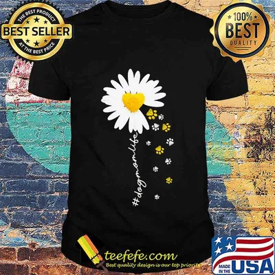 #Dogmomlife Daisy Flower Mother's Day Shirt