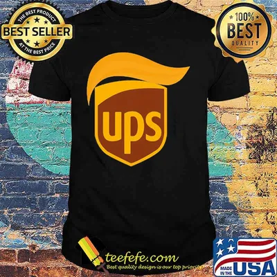 Donald trump ups logo shirt