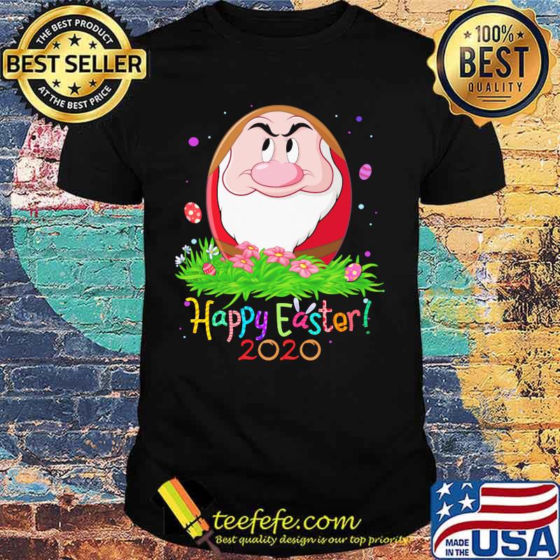 Dopey ferocious happy easter 2020 flowers shirt