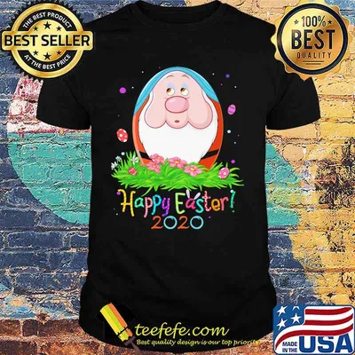 Dopey flute happy easter 2020 flowers shirt