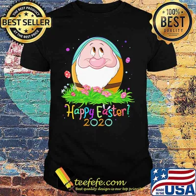 Dopey happy easter 2020 flowers shirt