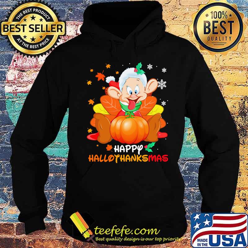 Dopey happy hallothanksmas halloween thanksgiving christmas s Hoodie Dopey happy hallothanksmas halloween thanksgiving christmas s Hoodie