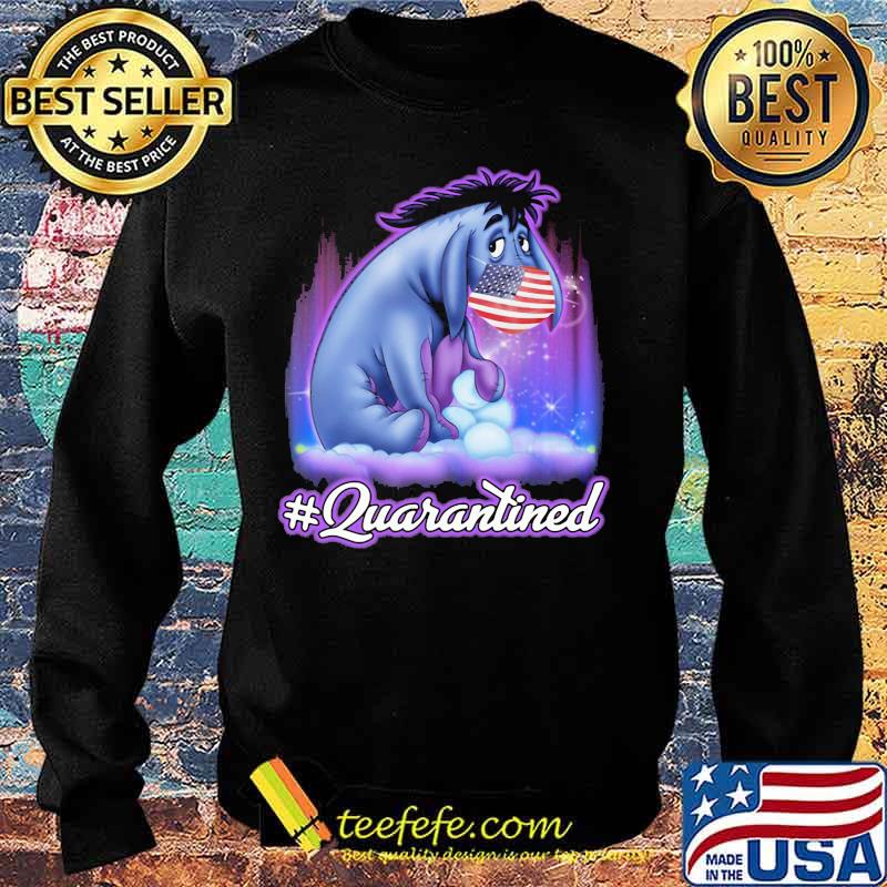 Eeyore donkey mask american flag quarantined s Sweater Eeyore donkey mask american flag quarantined s Sweater