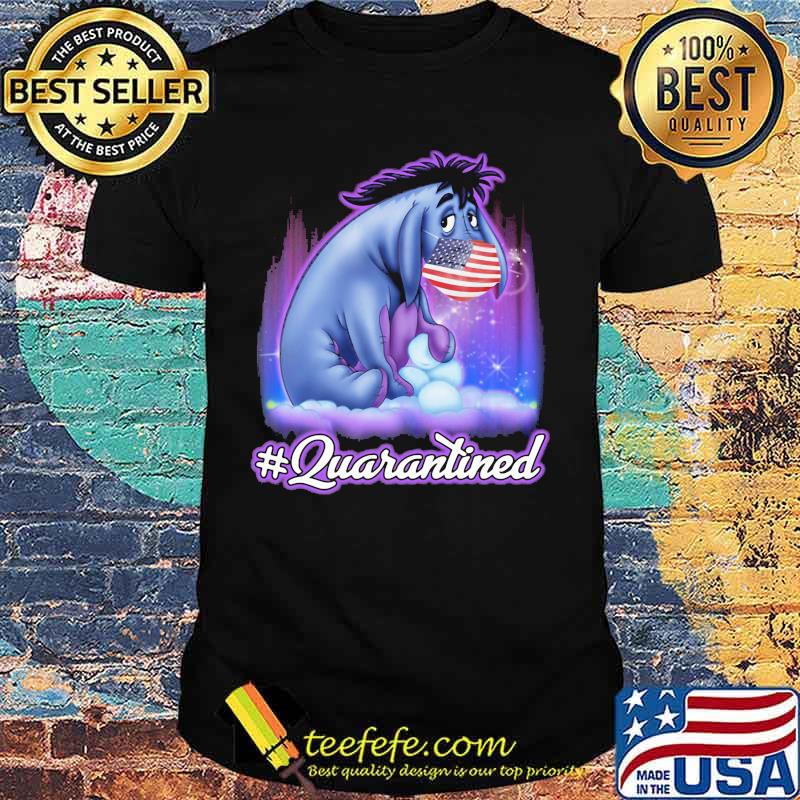 Eeyore donkey mask american flag quarantined shirt Eeyore donkey mask american flag quarantined shirt