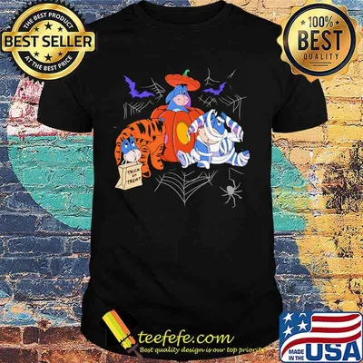 Eeyore donkey trick or treat happy halloween shirt