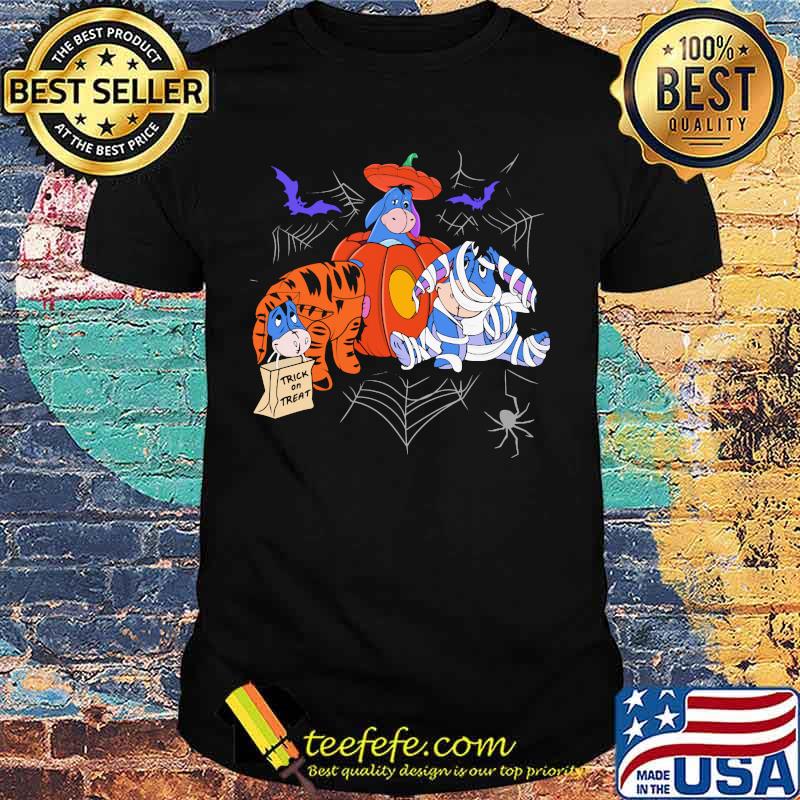 Eeyore donkey trick or treat happy halloween shirt