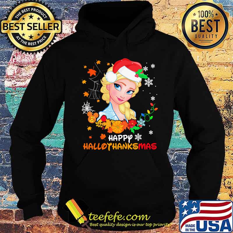 Elsa happy hallothanksmas halloween thanksgiving christmas s Hoodie Elsa happy hallothanksmas halloween thanksgiving christmas s Hoodie
