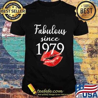 Fabulous Since 1979 Chapter 41 Birthday Gifts Tees T-Shirt
