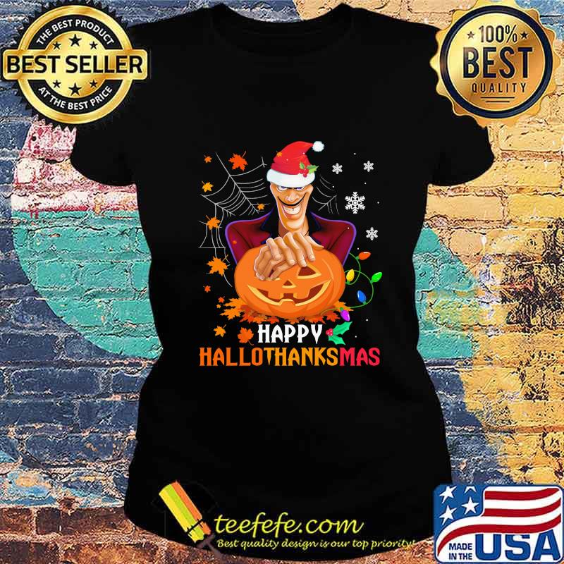 Facilier happy hallothanksmas halloween thanksgiving christmas s Ladies tee Facilier happy hallothanksmas halloween thanksgiving christmas s Ladies tee