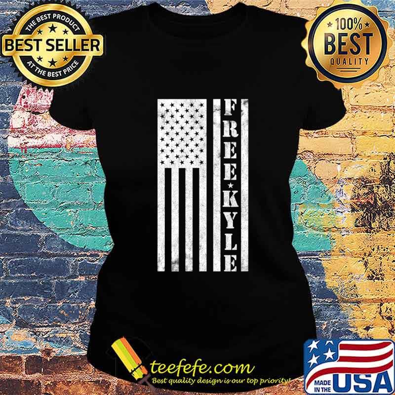 Free Kyle American flag T-Shirt Ladies tee Free Kyle American flag T-Shirt Ladies tee