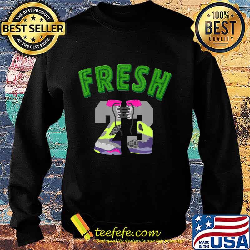 Fresh 23 made to match Jordan 5 Bel_Air Retro T-Shirt Sweater Fresh 23 made to match Jordan 5 Bel_Air Retro T-Shirt Sweater