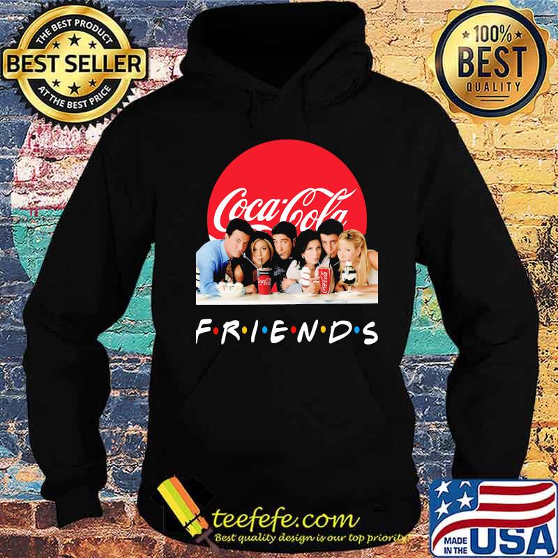 Friends characters coca cola logo s Hoodie Friends characters coca cola logo s Hoodie