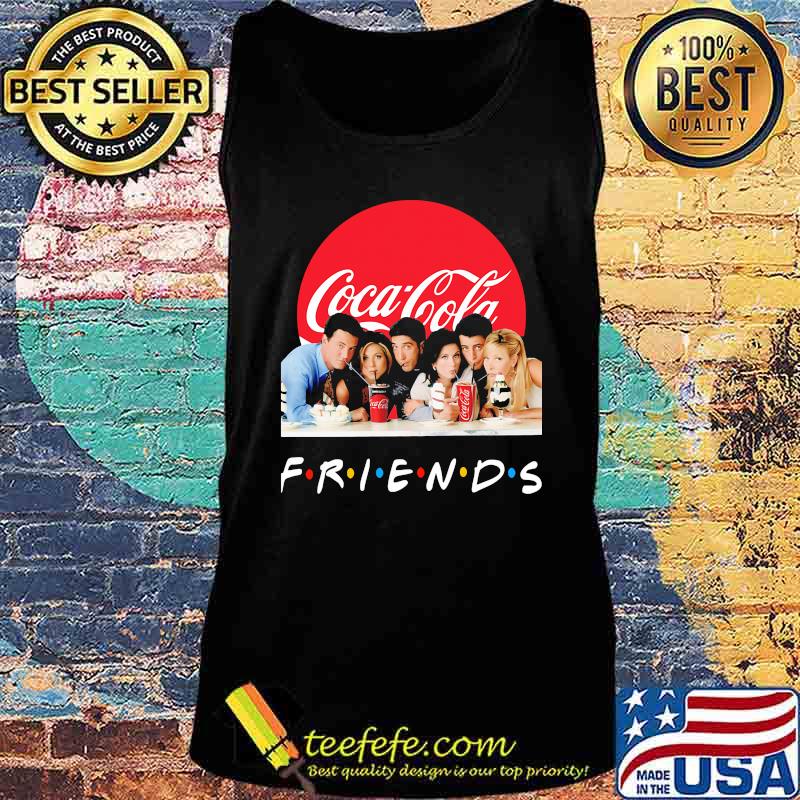 Friends characters coca cola logo s Tank top Friends characters coca cola logo s Tank top
