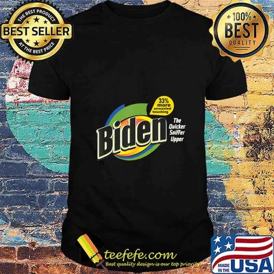 Funny Anti Joe Biden 2020 Creepy Joe Design Sniffer T-Shirt