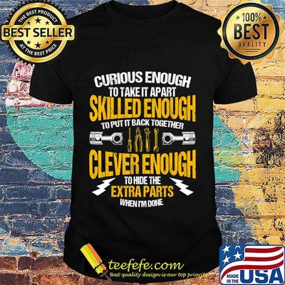 Funny Car Mechanic Gift Mechanic Tool Tuner T-Shirt