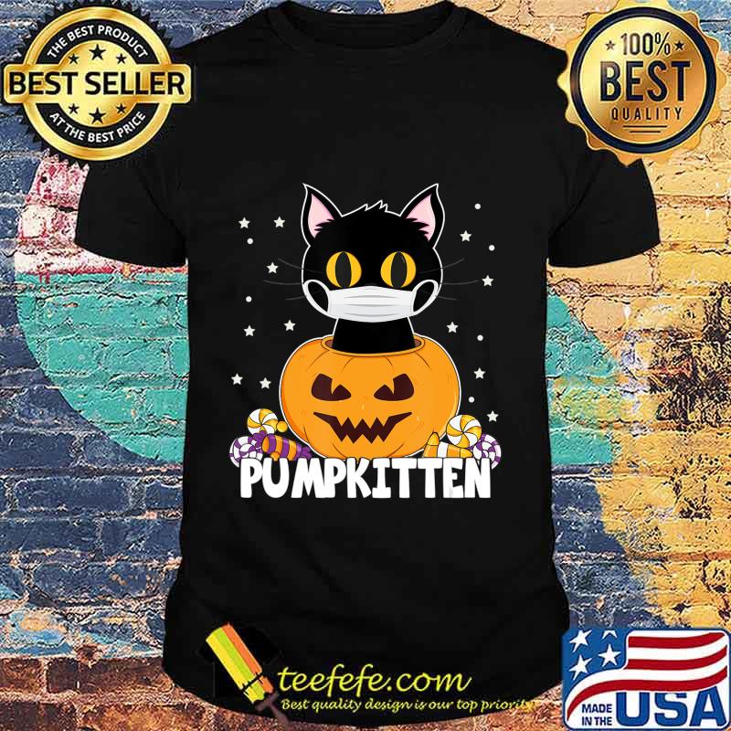 Funny Halloween Cat Shirt Cat Pumpkin - Pumpkitten T-Shirt
