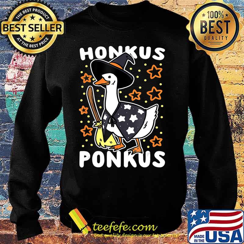 Funny Halloween Witches Duck Cute Honkus Ponkus Gifts Long T-Shirt Sweater Funny Halloween Witches Duck Cute Honkus Ponkus Gifts Long T-Shirt Sweater
