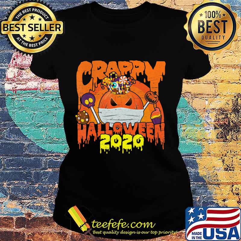 Funny Pumpkin Wearing A Mask 2020 Halloween Jack O Lantern T-Shirt Ladies tee Funny Pumpkin Wearing A Mask 2020 Halloween Jack O Lantern T-Shirt Ladies tee