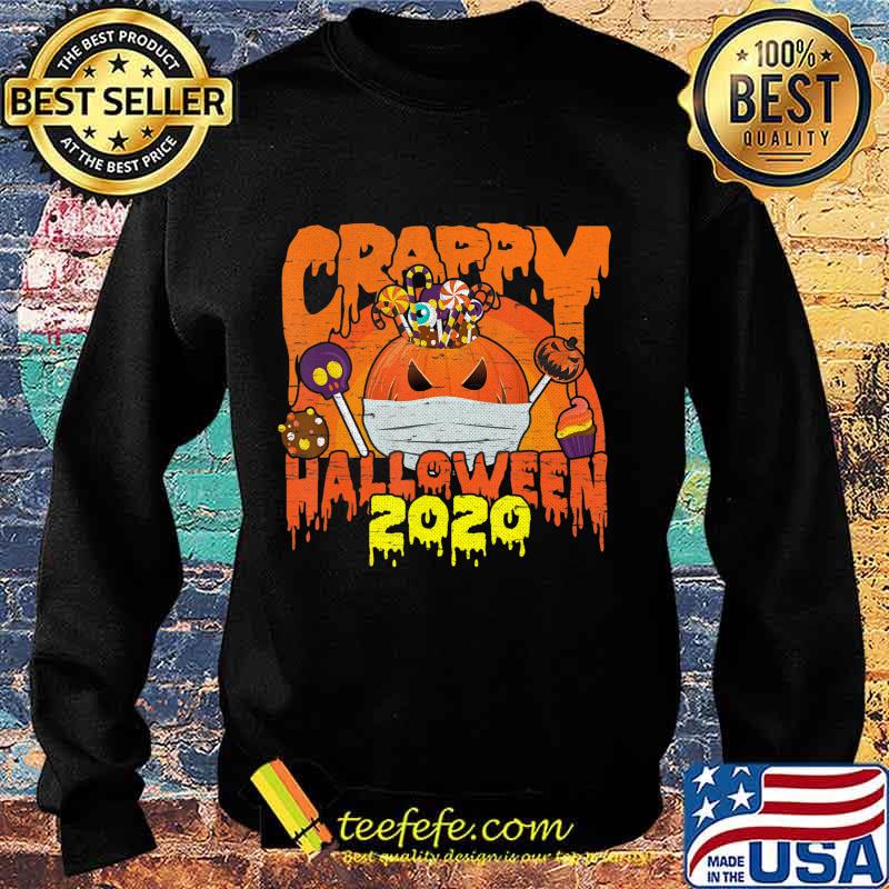 Funny Pumpkin Wearing A Mask 2020 Halloween Jack O Lantern T-Shirt Sweater Funny Pumpkin Wearing A Mask 2020 Halloween Jack O Lantern T-Shirt Sweater
