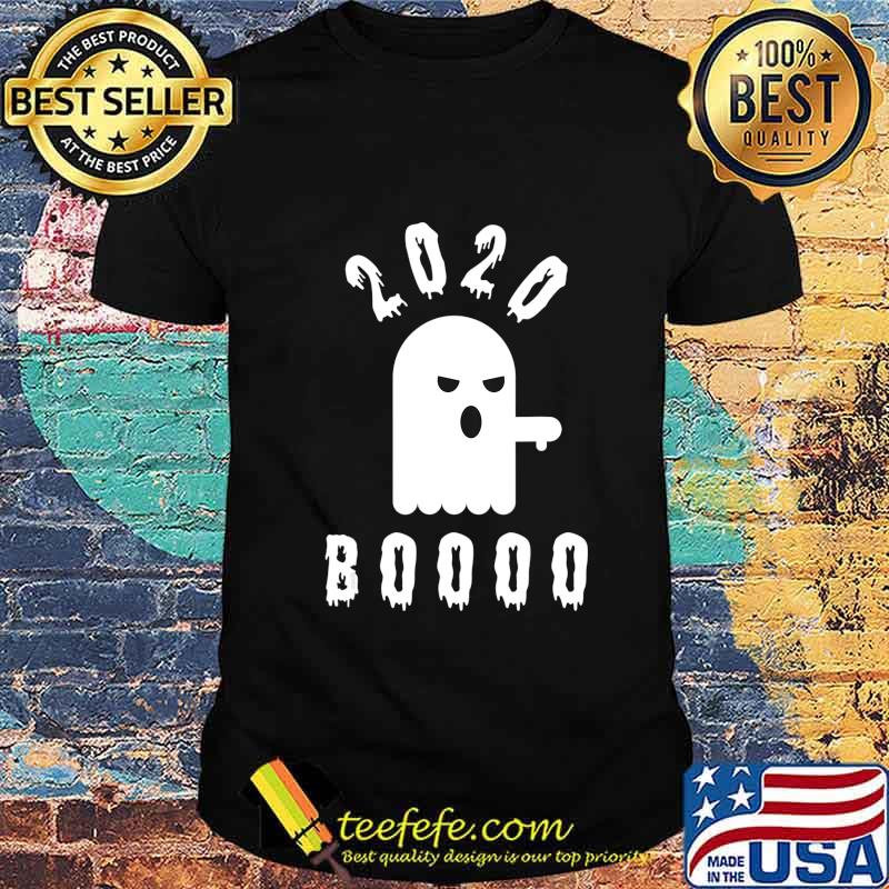 Ghost Boo 2020 Thumbs Down Funny Halloween Graphic Art T-Shirt
