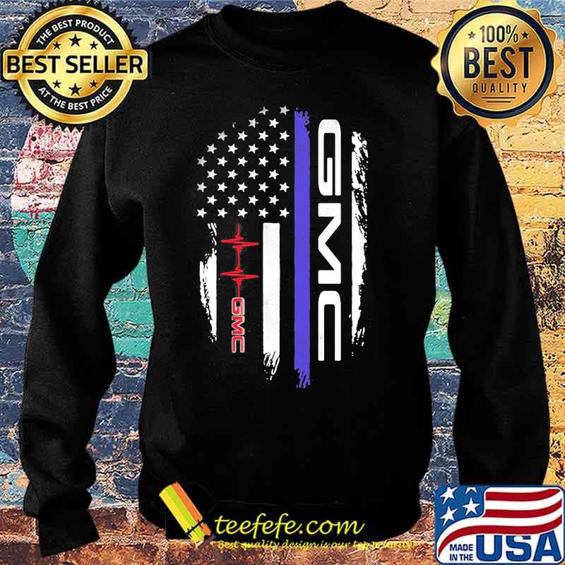 Gmc logo heartbeat american flag s Sweater Gmc logo heartbeat american flag s Sweater