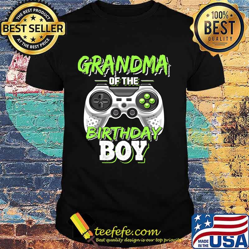 Grandma of the Birthday Boy Matching Video Game Birthday T-Shirt